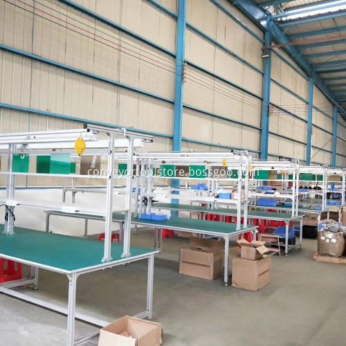 Assembly Line Workbench Portable Stainless Steel Workbench